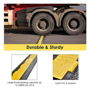 TheLAShop 2-channel Cable Protector Ramp Sidewalk Cable Cover D1 3/16" Image