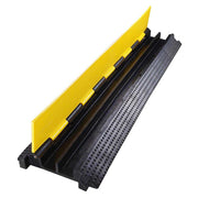 TheLAShop 2-channel Cable Protector Ramp Sidewalk Cable Cover D1 3/16" Image