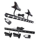 TheLAShop 12W 19in. Clamp Light Fixture for Rollup Retractable Banner Stands 2 Packs Image