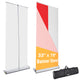 TheLAShop 33" x 79" Aluminum Retractable Banner Stand w/ Bag 5ct. Image