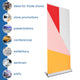 TheLAShop 33" x 79" Aluminum Retractable Banner Stand w/ Bag 5ct. Image