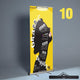 TheLAShop 33" x 79" Retractable Roll Up Banner Stand with LED Light, 10ct. Image