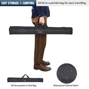 TheLAShop 10'Wx8'H Jumbo Banner Stand Telescopic Step & Repeat Logo Wall Backdrop Image