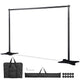 TheLAShop 10'x10' Heavy Duty Telescopic Backdrop Banner Stand Support Image