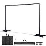 TheLAShop 10'x10' Heavy Duty Telescopic Backdrop Banner Stand Support Image