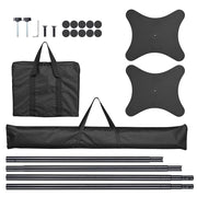 TheLAShop 10'x10' Heavy Duty Telescopic Backdrop Banner Stand Support Image