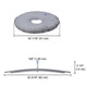 TheLAShop 10ct. Feather Flag Weighted Base for Advertising, Open House Flags Image
