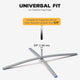 TheLAShop 10ct. Feather Flag Weighted Base for Advertising, Open House Flags Image
