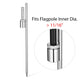 TheLAShop 10ct. Feather Flag Pole - Choose Height, Spike & Base Image