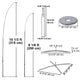 TheLAShop 10ct. Feather Flag Pole - Choose Height, Spike & Base Image
