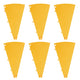 TheLAShop Custom Modular Prize Wheel Pieces - Plate, Center, Pegs Options, Yellow Plates 6ct/pk Image
