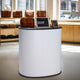 TheLAShop 32"x16"x37" Portable Trade Show Podium Counter Demo Table Black Image