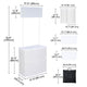 TheLAShop Trade Show Portable Promotional Counter Table Booth Display Image