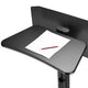 TheLAShop Rolling Laptop Cart Sit-Stand Mobile Workstation Image