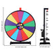 TheLAShop 24" Tabletop Dry Erase Spinning Prize Wheel - Custom Options Image