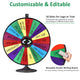 TheLAShop 36" Dry Erase Prize Wheel with Stand - Custom & 3 Style Options Image