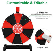 WinSpin 12" Custom 10-Slot Prize Wheel Tabletop