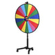 TheLAShop 48" Prize Wheel with Heavy Duty Rolling Stand, Classic(18-Slot) Image