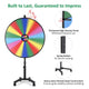 TheLAShop 48" Prize Wheel with Heavy Duty Rolling Stand Image
