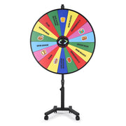 TheLAShop 48" Prize Wheel with Heavy Duty Rolling Stand Image