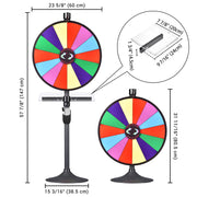 TheLAShop 24" Trade Show Prize Wheel with 8x9.5 Acrylic Tray Image