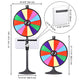 TheLAShop 24" Trade Show Prize Wheel with 8.5x11 Acrylic Flyer Holder Image