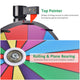 TheLAShop 24" Trade Show Prize Wheel with 8.5x11 Acrylic Flyer Holder Image