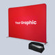 TheLAShop 10ft Exhibit Tension Fabric Backdrop (Frame, Custom Graphic or Kit) Image