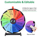 TheLAShop 24" Pinwheel Dry Erase Tabletop Prize Wheel 12 Slot Image