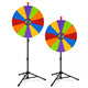TheLAShop 24" Dry Erase Prize Wheel Height Adjustable, 12 Custom Slots Image