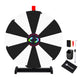 TheLAShop 24" Dry Erase Prize Wheel with 12 Customizable Segments, Black & White Image