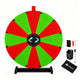 TheLAShop 24" Dry Erase Prize Wheel with 12 Customizable Segments, Red & Green Image