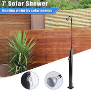 TheLAShop Solar Poolside Shower w/ Base & Sprinkler 2.3 Gallon