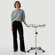 TheLAShop Mayo Instrument Stand with Removable Tray 5 Casters Image