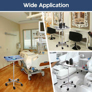 TheLAShop Mayo Instrument Stand with Removable Tray 5 Casters Image