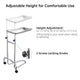 TheLAShop Mayo Instrument Stand with Removable Tray Double Post Image