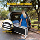 TheLAShop 5'x29" Folding Aluminum Ramp for Trailer Shed Homes Image