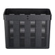 TheLAShop NexusX Laptop Computer Cart Metal Basket Organizer, Black Image