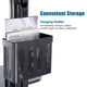 TheLAShop NexusX Laptop Computer Cart Metal Basket Organizer Image