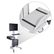 TheLAShop Rolling Computer Cart CPU Holder 8.6" Width, 44lbs Capacity Image