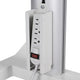 TheLAShop Laptop Computer Cart Power Strip Mount Image