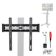 TheLAShop Rolling TV Cart 32-65in TV Mount Bracket, 66lbs Capacity Image