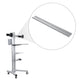 TheLAShop NexusX Rolling Computer Cart 2-Monitor Arm Crossbar Image