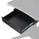 TheLAShop Rolling Laptop Computer Cart Locking Drawer 12"W x 16"D x 3"H Image