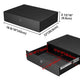 TheLAShop Rolling Laptop Computer Cart Locking Drawer 12"W x 16"D x 3"H Image