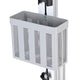 TheLAShop 2-Monitor Mobile PC Workstation with Power Outlets Image