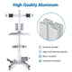 TheLAShop 2-Monitor Mobile PC Workstation with Power Outlets Image