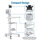 TheLAShop NexusX PC Mobile Cart Rolling Computer Workstation Stand Image