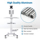 TheLAShop NexusX PC Mobile Cart Rolling Computer Workstation Stand Image