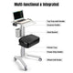 TheLAShop NexusX Rolling Laptop Cart Data Center Crash Cart with Power Strip Image